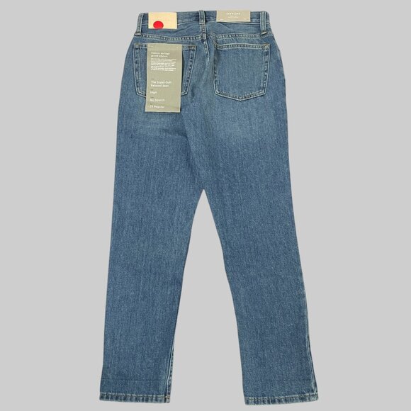 NWT Everlane The Super Soft Relaxed Jean Womens 23 Mid Indigo - Picture 7 of 11
